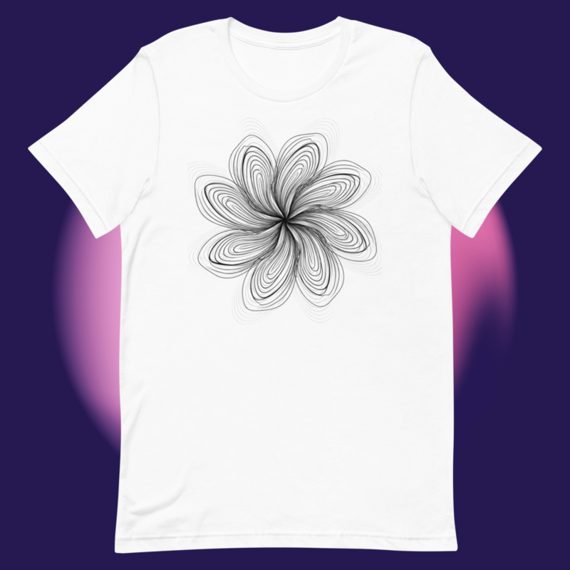 Swirl fish- Unisex t-shirt